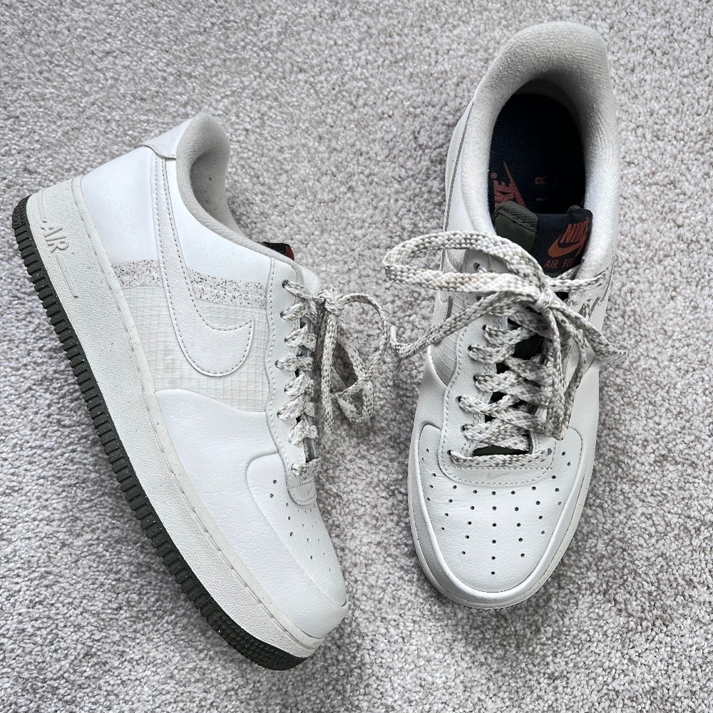 NEW Nike Air Force 1 ‘07 LV8 Cargo Khaki Dark Russet 7.5